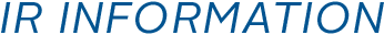 IR INFORMATION