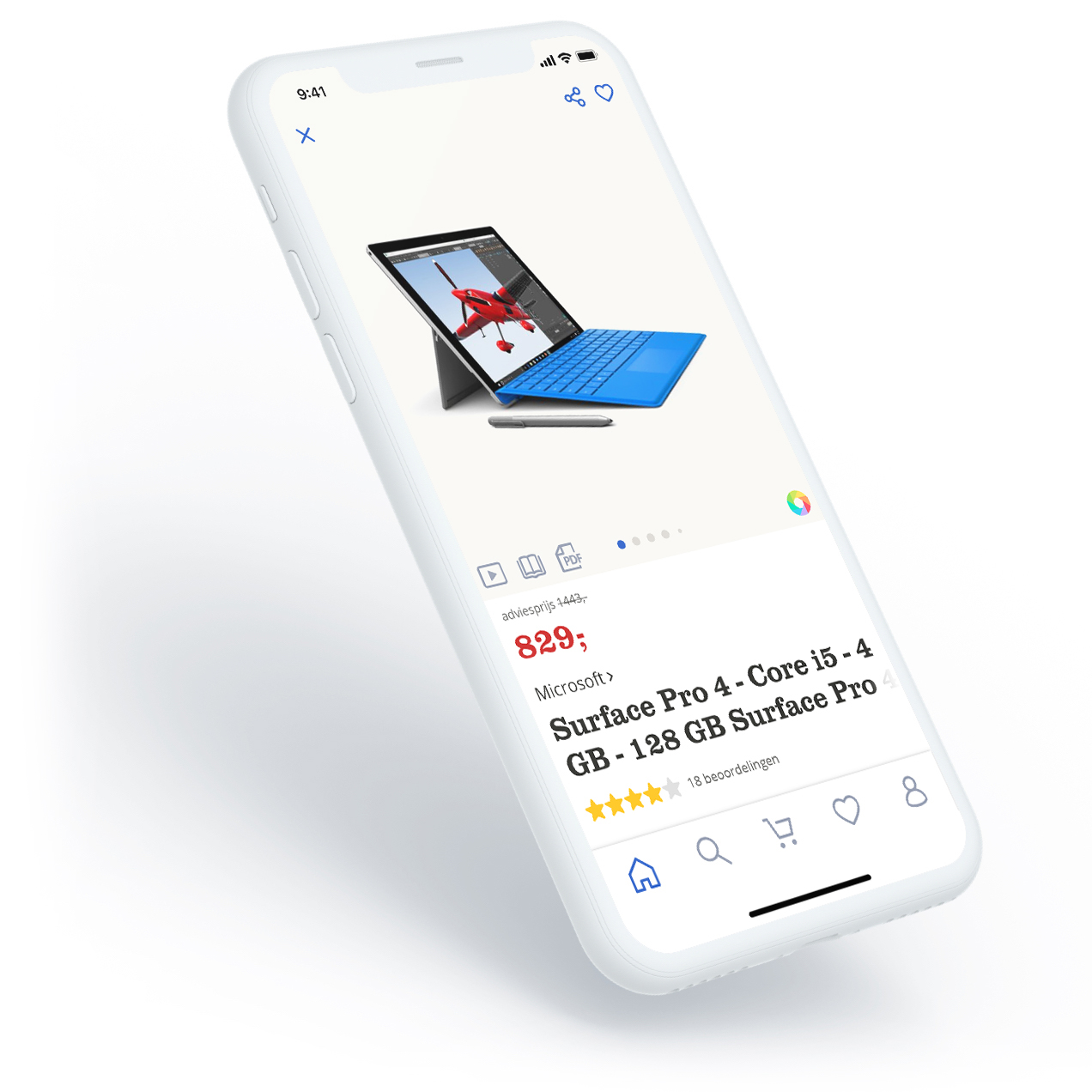 Kersverse productpagina’s